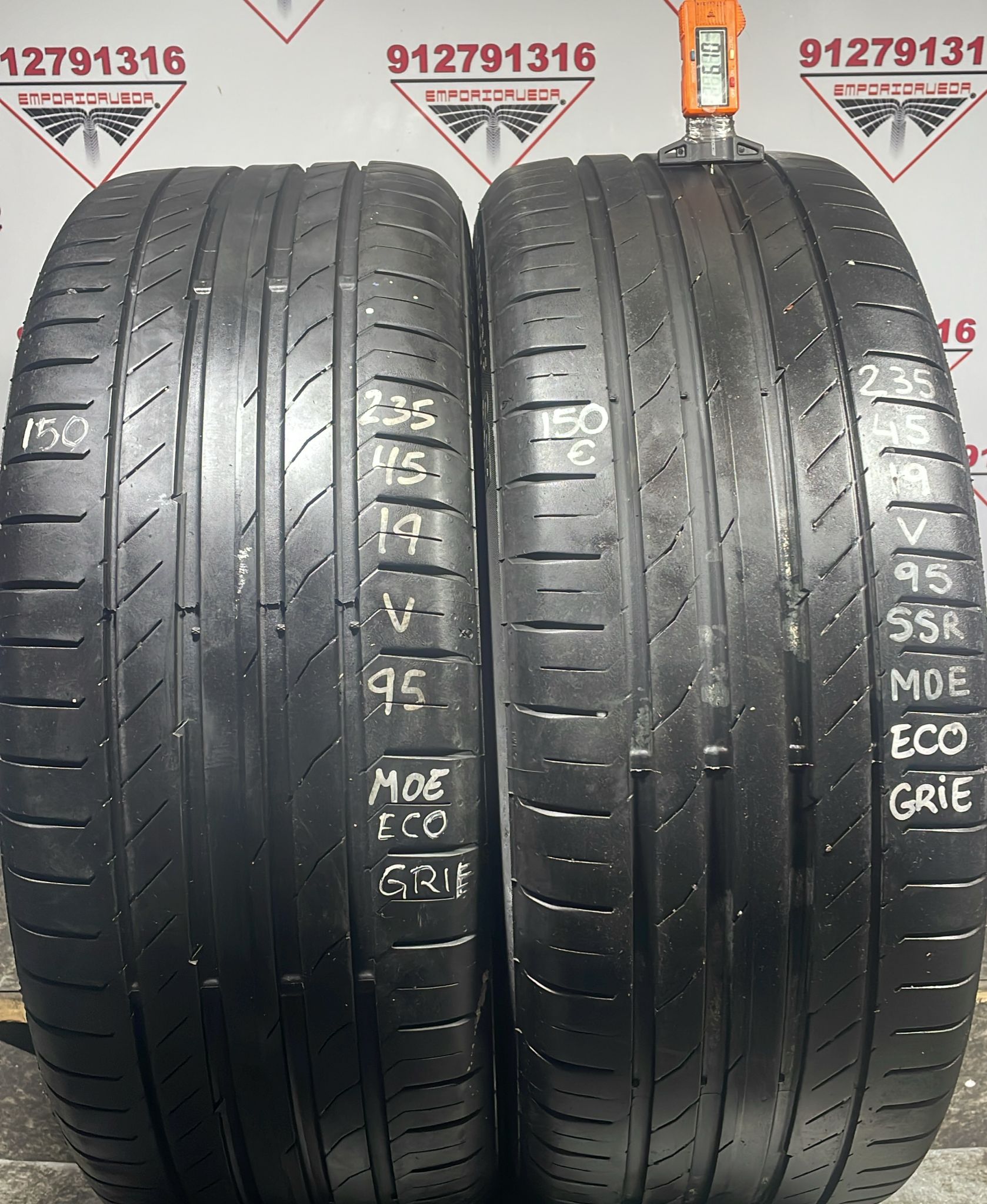 CONTINENTAL CONTISPORTCONTACT 5 USADO ECONOMICO  235/45 R19 95 V